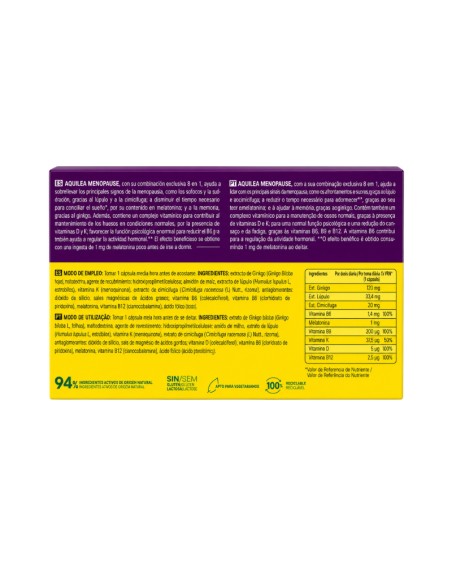 Aquilea Menopause 8en1 30 Cápsulas