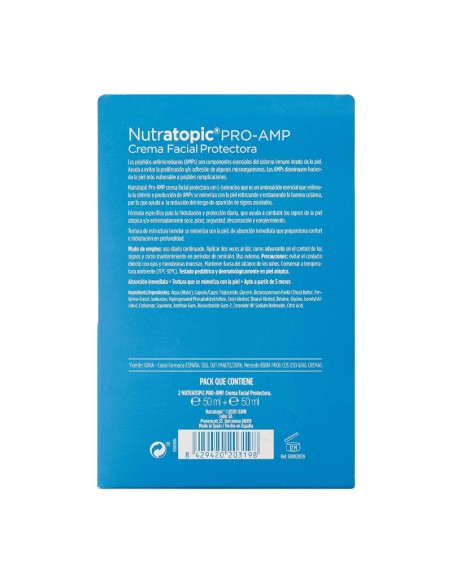 Isdin Nutratopic Duplo Crema Facial 2x50 ml