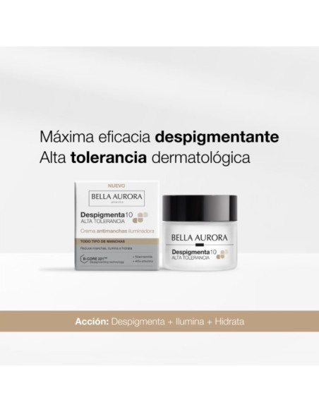 Bella Aurora Despigmenta10 Crema Antimanchas Iluminadora 50ml