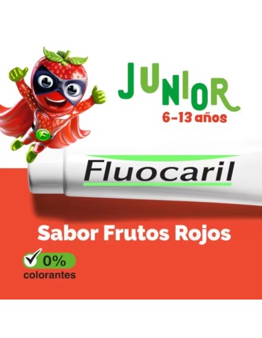 Fluocaril Junior Sabor Frutos Rojos... Fluocaril Junior Sabor Frutos Rojos...