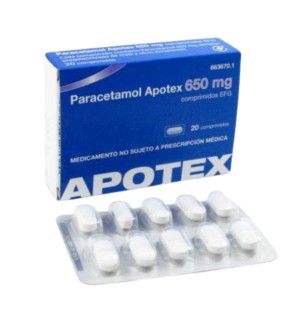 Paracetamol Apotex 650 Mg...