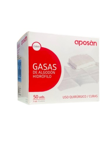 Aposan Gasas de Algodón Hidrófilo 50...
