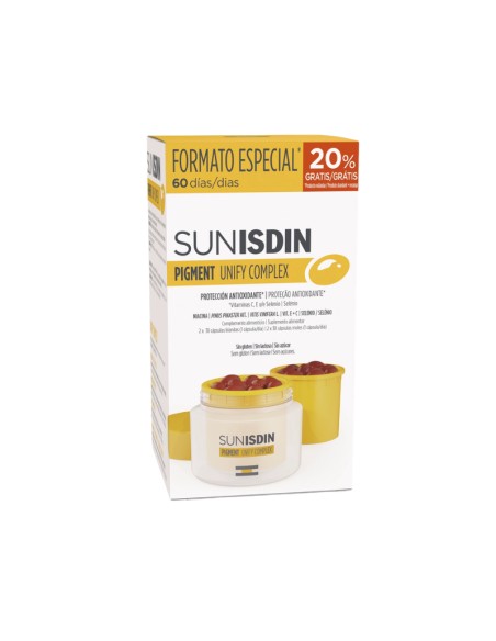 Isdin Fotoprotección Duplo SUNISDIN Pigment 2x30 cápsulas