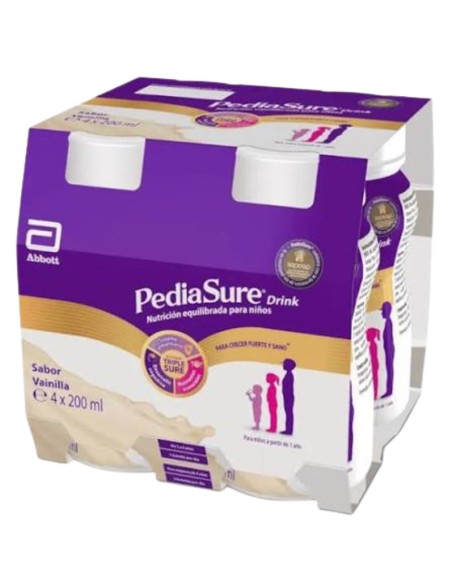 Pediasure Drink Vainilla 4x200 ml