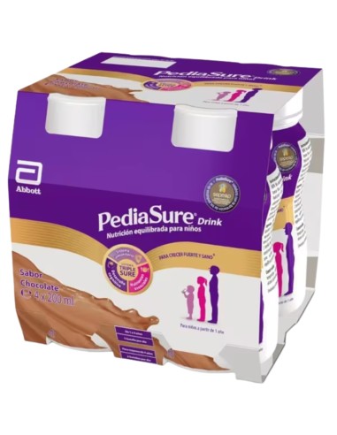 Pediasure Drink Sabor Chocolate 4x200 ml