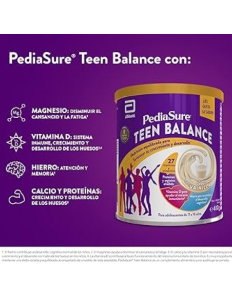 Pediasure Teen Balance Sabor Vainilla 850 g
