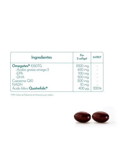 Luxmetique Focusomega 60 perlas Luxmetique Focusomega 60 perlas