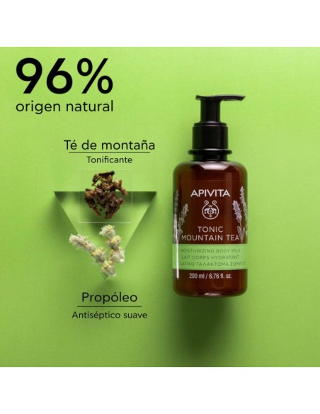 Apivita Tonic Mountain Tea Leche Corporal 200 ml