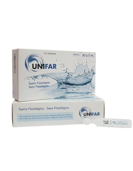 Unifar Suero Fisiológico Monodosis 2x30 Unidades