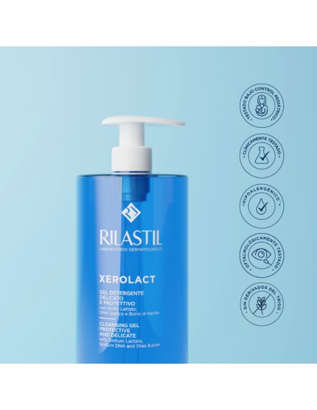 Rilastil Xerolact Gel Limpiador 1 Litro