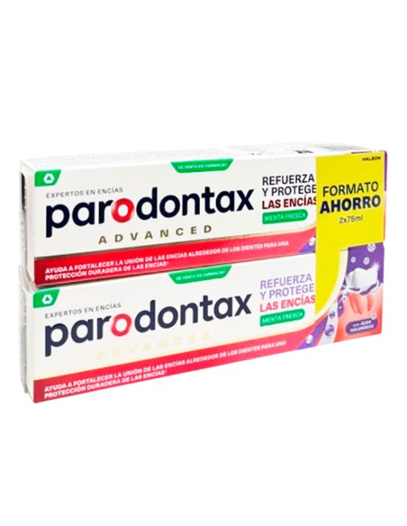 Parodontax Advanced Pasta de Dientes Menta Fresca 2x75 ml