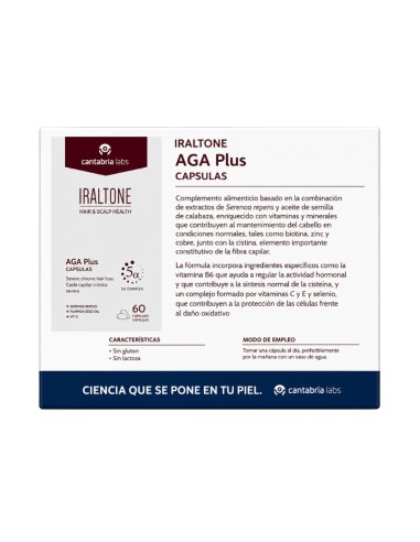 Iraltone Aga Plus 120 Cápsulas 40% dto