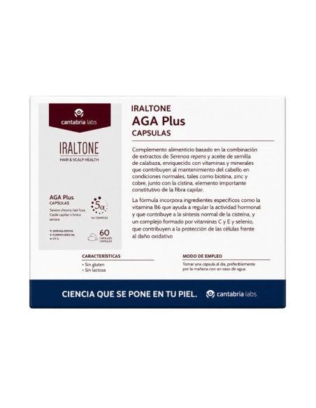 Iraltone Aga Plus 120 Cápsulas 40% dto