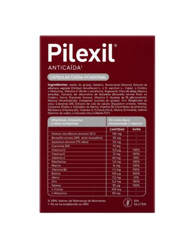 Pilexil Anticaída Triple 60 Cápsulas Pilexil Anticaída Triple 60 Cápsulas