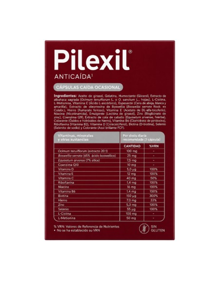 Pilexil Anticaída Triple 60 Cápsulas