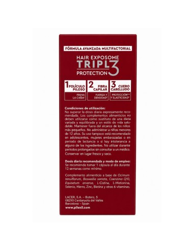 Pilexil Anticaída Triple 60 Cápsulas Pilexil Anticaída Triple 60 Cápsulas