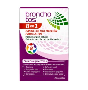 Bronchotos 8 en 1 Pastillas...
