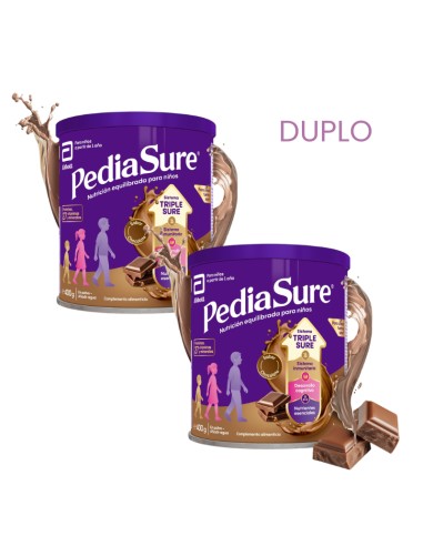 Pediasure Sabor Chocolate Duplo 400 g...