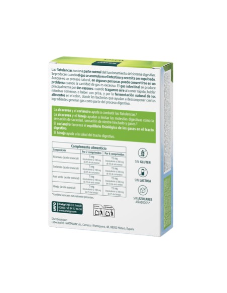 Kneipp Gases 60 mini compridos