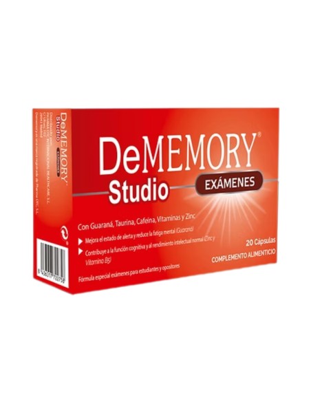 DeMemory Studio Exámenes 20 cápsulas