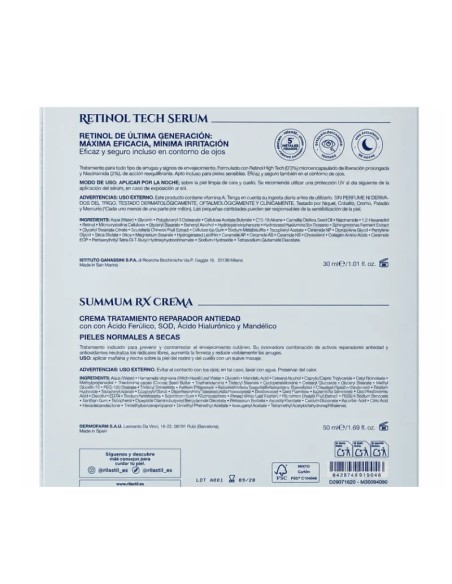 Rilastil Pack Retinol Tech Sérum 30 ml + Summum Rx Crema 50 ml