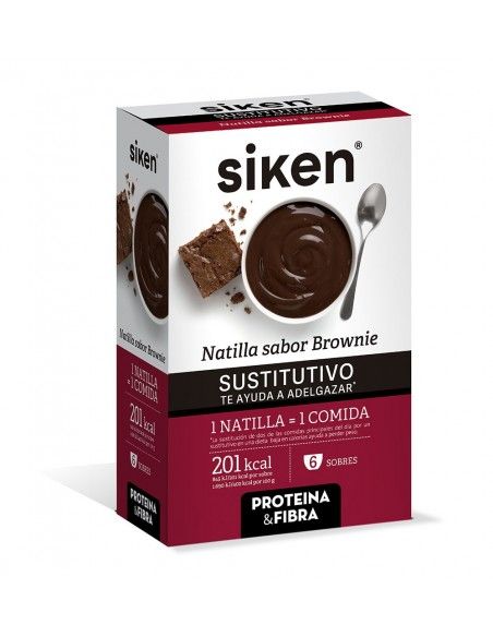 Siken Sustitutive Natilla Brownie 6 Sobres