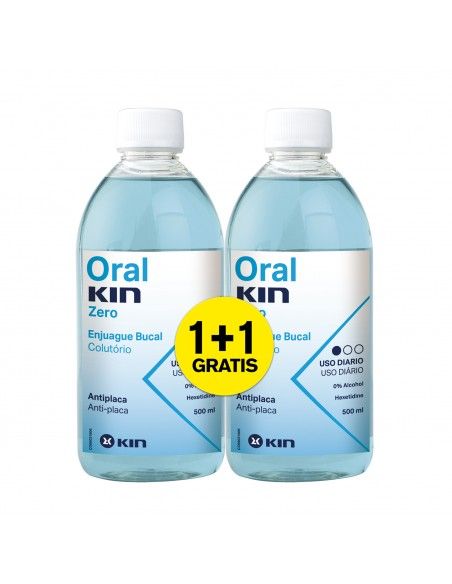 Kin Duplo Oralkin Zero Enjuague Bucal 2x500 ml