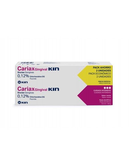 Cariax Gingival Pack Ahorro 2 Pastas 125 ml