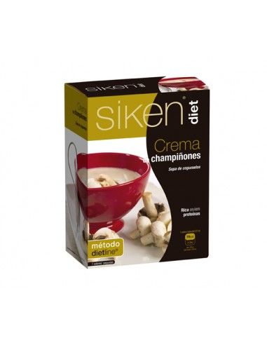 Siken Diet Crema Champiñones 7 Sobres